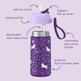 thumbnail image 3 of bentgo Stainless Steel Double Wall Insulated Water Bottle 14 oz. Unicorn (BGKSTBL-UNI), 3 of 8