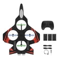 thumbnail image 3 of Kit de avión planeador RC modelo de vuelo avión multifuncional fácil de controlar para Batería roja 3, 3 of 9