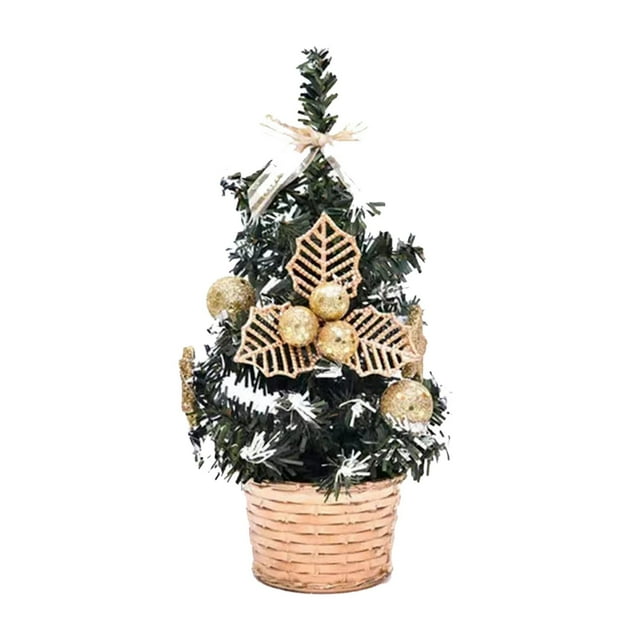 TIELUTT Mini Christmas Tree Christmas Decorations Festive Tabletop Pendants Mailbox Ornament and Christmas Bulbs Complete Ornament Set Small Ornament Set Snowflake Christmas Ornament