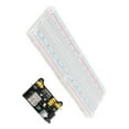 thumbnail image 3 of 830 Tie Points Planche à Pain, 65 Pcs Fil 3.3V 5V Module d'Alimentation Broche Standard Femelle Prise USB pour Programmation de Projet DIY, 3 of 8