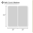 thumbnail image 3 of 5 Piece Split Queen Sheet Set for Adjustable Beds 800 Thread Count 100% Egyptian Cotton Split Queen Sheet Set, 12 Inch Deep Pocket, Yellow Solid, 3 of 8