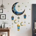 thumbnail image 4 of Linnome Ramadan Mubarak Wall Decals Islamic Moon Star Decoration for Holiday Home Decor Self Adhesive Vinyl Stickers for Window Door, 4 of 7