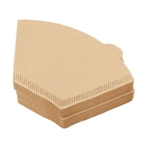 100 pack Cone Coffee Filters for 1 to 2 Cups Natural Paper for Pour Over and Drip Coffee Makers