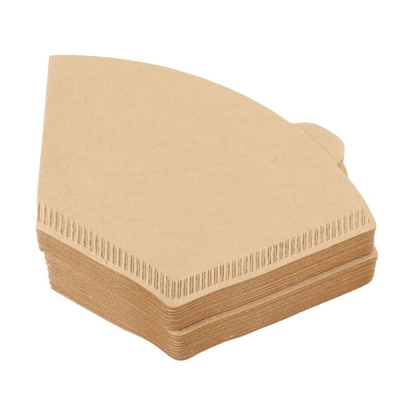 100 pack Cone Coffee Filters for 1 to 2 Cups Natural Paper for Pour Over and Drip Coffee Makers