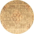 thumbnail image 1 of Ahgly Company Indoor Round Persian Brown Traditional Area Rugs, 5' Round, 1 of 4