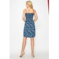 thumbnail image 3 of Women's Challis Print Smock Sleeveless Mini Dress Lightweight Soft Casual Fit, 3 of 4