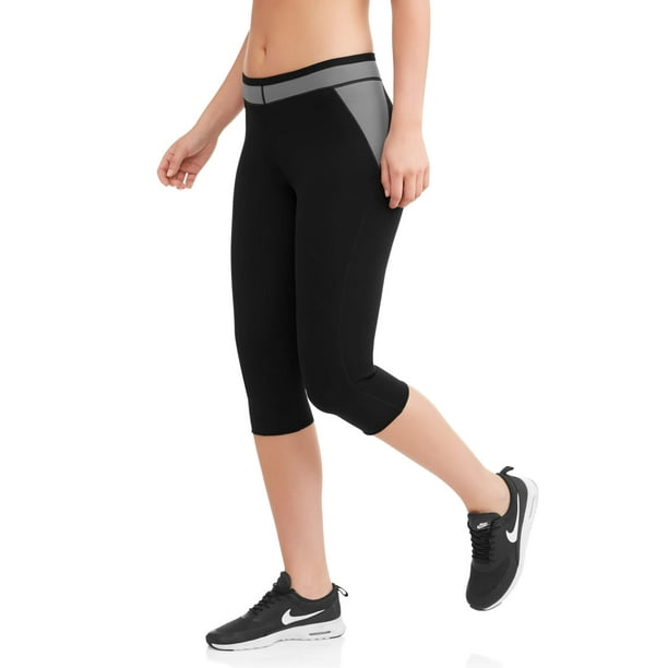 Women's Slimming Neoprene Activewear Capri Pant - Walmart.com