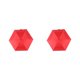 thumbnail image 1 of Bewildely Paraguas portátil ligero con rotación para protección solar Paraguas plegables retráctiles rojo rojo 2Conjunto, 1 of 6