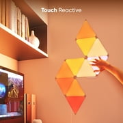 Nanoleaf Shapes Triangles Smarter Kit, 5PK Indoor Modern Modular LED Wall Light Panels