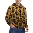 thumbnail image 2 of Cauagu Golden Leopard Glitter for Men's Pullover Hooded Sweatshirt Athletic Casual Hoodie Aautumn Hoodie Sweatshirt for Men Pullover Casual Hooded Sweatshirt-Medium, 2 of 7