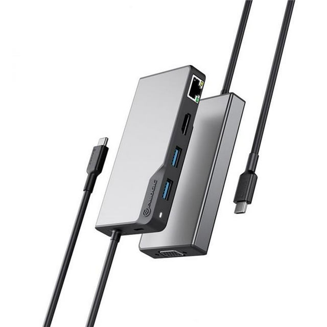 Alogic UCFUPRGVV2-SGR USB-C Fusion MAX 6-in-1 V2 Hub, Space Grey