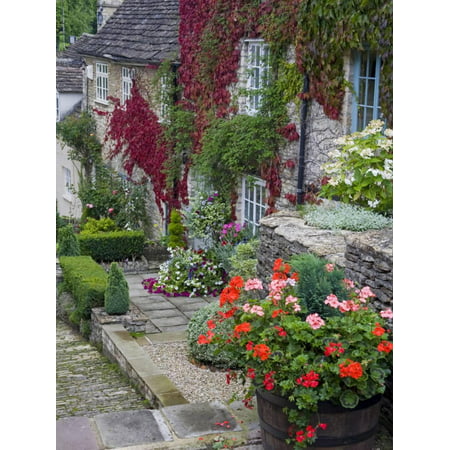 Cottage on Chipping Steps, Tetbury Town, Gloucestershire, Cotswolds, England, United Kingdom Print Wall Art By Richard (Best Towns In Cotswolds)