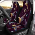 thumbnail image 2 of RYLABLUE Set of 2 Car Seat Covers Colorful Humming Bird and Flowers Beautiful Hummingbirds Exotic Universal Auto Front Seats Protector Fits for Car,SUV Sedan,Truck, 2 of 5