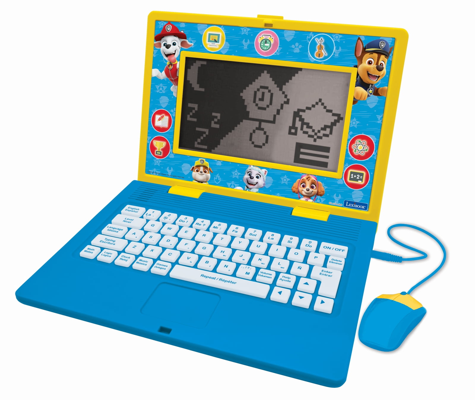 Paw Patrol Bilingual educational laptop with 170 activities (85 in each ...