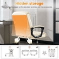 thumbnail image 2 of JONPONY Big and Tall Office Chair 300LBS Wide Seat Ergonomic Computer Desk Chair High Back Executive Leather Chair Adjustable Task Chair Lumbar Back Support 9 Hours Heavy Duty Design,White, 2 of 11