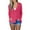 Hot Pink, variant on Fanxing Women's V Neck Cardigan Sweater Long sleeve Button Down Fall Lightweight Solid Color Knitted Outwear Army Green S