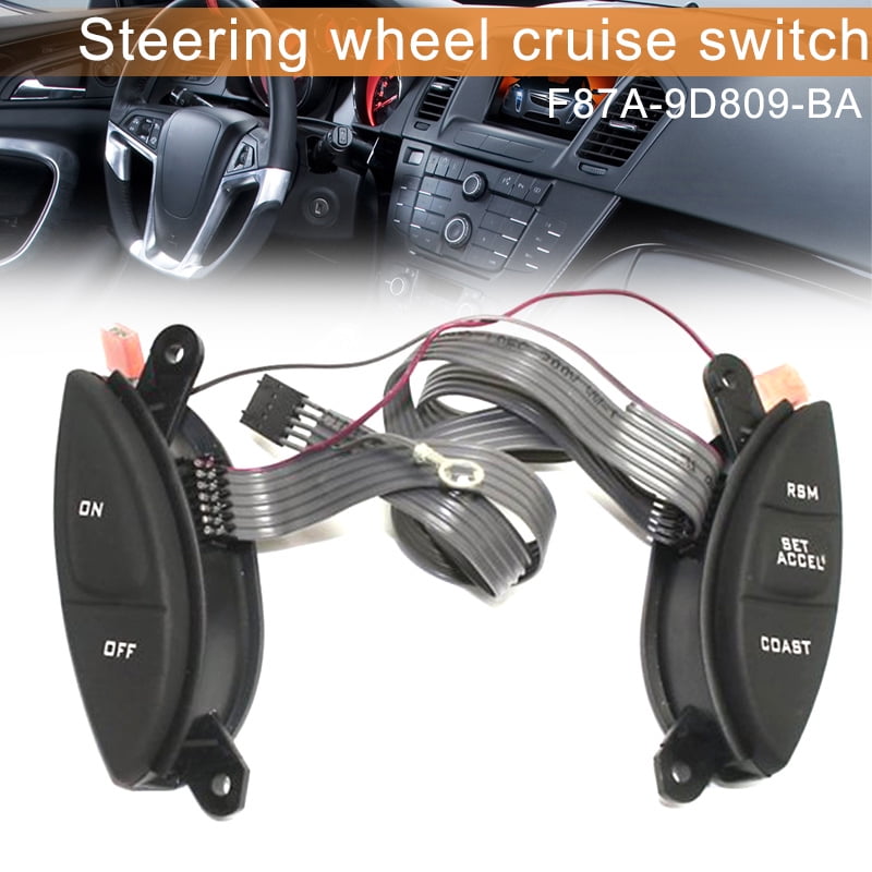 STEERING WHEEL CRUISE CONTROL SWITCH BUTTONS ASSEMBLY FIT FOR FORD F150 RANGER