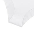 thumbnail image 6 of COMVALUE Ice Silk Underwear for Women Lace Cheeky Bikini Panties Full Coverage Soft Stretch Hipster Ladies Briefs 1 Pack (White, L), 6 of 9