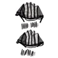 thumbnail image 1 of 20 Piezas de Peluca Duraderos Y 2 Piezas de Gorras de Pelucas de Gorro de Peluca de Tejido de Malla Elástica shamjiam Pinzas para el cabello para gorro de peluca, 1 of 9