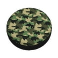thumbnail image 3 of Bingfone Camouflage Dinosaur Spare Tire Cover Weatherproof Universal Wheel Protectors For Rv Camper Travel Trailer Suv Truck 14 Inch, 3 of 9