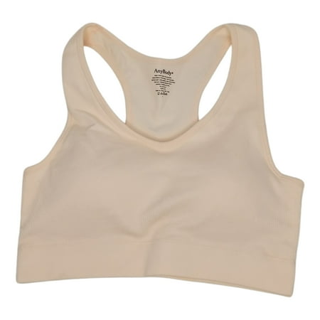 

Anybody Sz L Rib Knit Seamless Cozy Lounge Bralette Pink A393149 Regular Size