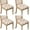 Beige Christmas Tree, variant on Gray Christmas Cardinal Bird Seat Covers for Dining Room Chairs Set Of 4,Stretch Printed Washable Chair Seat Cover with Elastic Ties and Button,Removable Waterproof Couch Cushion Covers