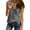 Grey, variant on Oversized Lose Womens Fashion V Neck Shirts Sleeveless Solid Knit Loose Fitting Tee Tops