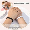 thumbnail image 2 of Adjustable Rope Couples Bracelets for Men, Boyfriend, Girlfriend, Soulmate, Husband, Wife - Anniversary Valentines Day Birthday Christmas Gift for Him and Her, 2 of 6