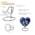 thumbnail image 4 of Sports Cremation Urns for Human Ashes Adult, Heart Shaped Urns for Ashes, Urns For Human Ashes Adult Male, Urn For Ashes For Women, Decorative Urns, Miniature Urns For Human Ashes, 3inch, 2Pc, 4 of 5