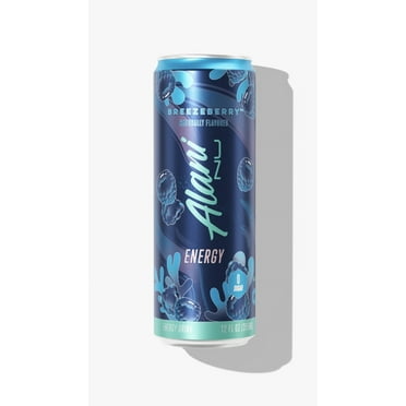 Alani Nu Sugar-Free Energy Drink, Breezeberry, 12 fl oz Can (Single Can)