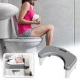 thumbnail image 4 of Toilet Step Stool for Squatting Posture, PP Material, Easy to Clean, Bathroom Aid, 4 of 8