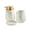 Gray, variant on Ceramic Marble Pattern Soap Dispenser Three-piece Set Light Luxury Bathroom Toiletries