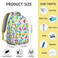 thumbnail image 6 of Geometric Shapes Texture Print Laptop Backpack for College Students, Stylish Bookbag for School and Work, Durable Daypack with Organizer, Ideal Gift Idea, 6 of 6