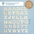 thumbnail image 4 of Hello Hobby Fun Font Wood Letters, 36 Piece, 1¾", 4 of 7