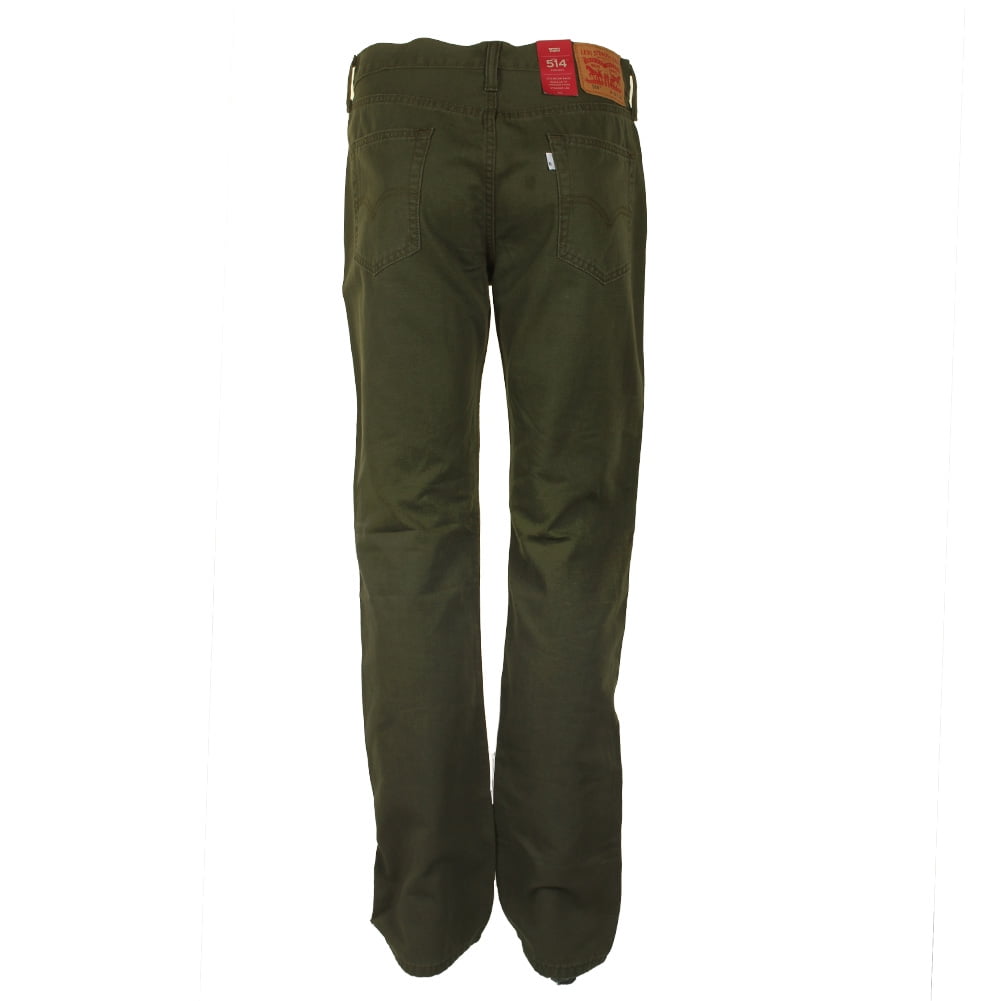 Levis Men s 514 Regular Fit Straight Leg Jeans Green 0876 31X30 Walmart