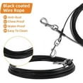 thumbnail image 5 of Tie Out Cable for Dogs, 20/30/50/100FT Dog Leads for Yard Chew Proof, Heavy Duty Dog Tie Out Cable for Large Dogs Up to 250lbs, Durable Dog Runner Tether Line for Outdoor, Yard and Camping, 5 of 6