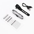 thumbnail image 4 of Ciclismo USB bicicleta LED luz impermeable 5 modos luz trasera (cambio) rojo azul, 4 of 7