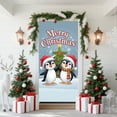 thumbnail image 6 of SLYNSHome Christmas Animals Decorations Door Cover Merry Christmas Door Cover Photography Banner Christmas Xmas Winter Holiday Home Kitchen, 6 of 7