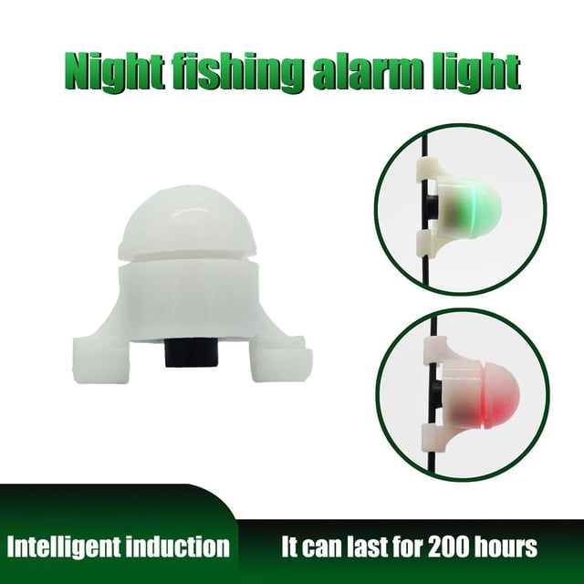 Caña de pescar punta engranaje LED inducción automática pesca peces mordedura alarmas luz Ndcxsfigh Para Estrenar