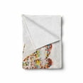 thumbnail image 2 of Dragonfly Soft Flannel Fleece Blanket, Majestic Dragonfly Shape with Colorful Tiny Dot Effects Imaginary Modern Design, Cozy Plush for Indoor and Outdoor Use, 50" x 60", Multicolor, by Ambesonne, 2 of 6