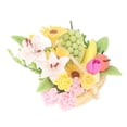thumbnail image 4 of Cesta de frutas con flores en miniatura BuyWeekMX diseño exquisito, 4 of 9