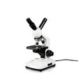 thumbnail image 1 of Vision Scientific Dual View Compound Microscope, 10x WF Eyepieces, 40x-800x Magnification, LED Illumination with Control, 0.65 N.A. Condenser, Coaxial Coarse & Fine Focus, Plain Stage, 1 of 1