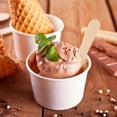 thumbnail image 2 of 100pcs Wooden Ice Cream Spoons Wood Taster Spoons Popsicle Paddles Spoon, 2 of 9
