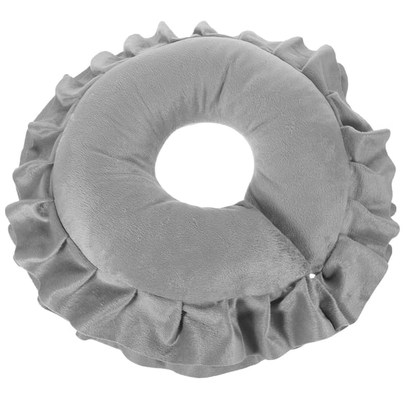 STOBOK Grey Face Massage Pillow for Spa and Salon with Safe Material