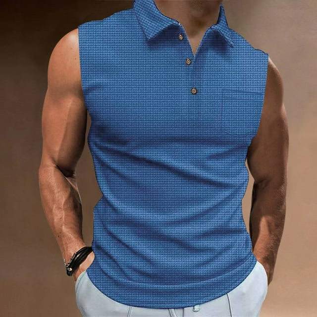 EGNMCR T-Shirts pour Homme Mode Personnalité Chemise Décontractée Slim à Manches Courtes Imprimée Col Rabattu Cadeaux pour Hommes