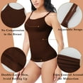 thumbnail image 5 of MANIFIQUE Compression Tank Cami - Tummy and Waist Control Body Shapewear Camisole for Women, 5 of 6
