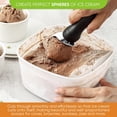 thumbnail image 4 of Spring Chef Ice Cream Scoop with Comfortable Handle, Black, 4 of 9