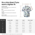 thumbnail image 5 of Goofa Hawaii Palms Printed Men's Casual Short-sleeved Shirt,Lightweight Breathable Button-down,Summer Casual men's top,Versatile Fashion shirt-Medium, 5 of 7