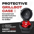 Grillbot Automatic Grill Cleaning Robot (Black Grillbot + Carry Case