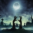 thumbnail image 2 of Heavy Duty Metal Zombie Hands Yard Stakes - Spooky Halloween Outdoor Decor Set of 2 for Garden, Pathway & Graveyard Displays, 2 of 9